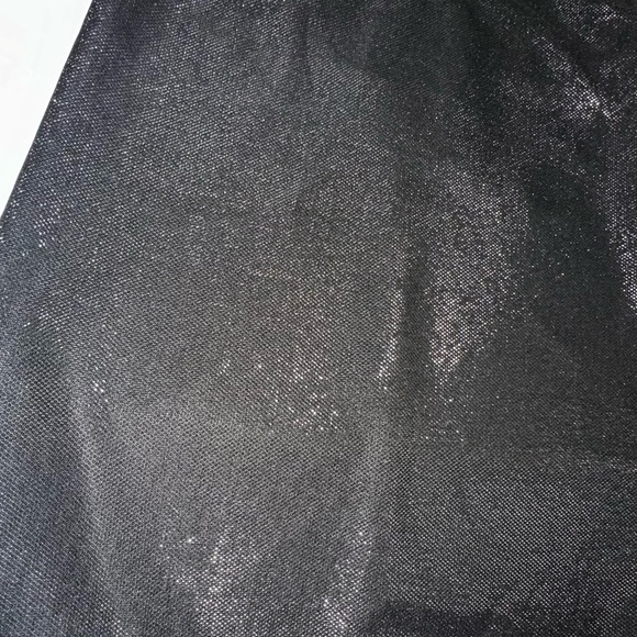 Forever 21 Little Black Spaghetti Straps Sparkling Dress Side Zip Size Small - Picture 11 of 11